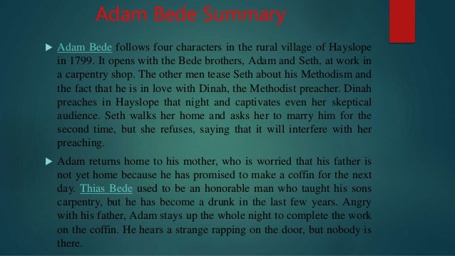 middlemarch summary adam bede length